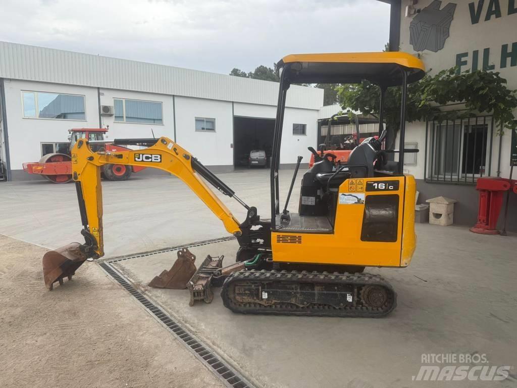 JCB 16 C-1, 821h Minigravemaskiner