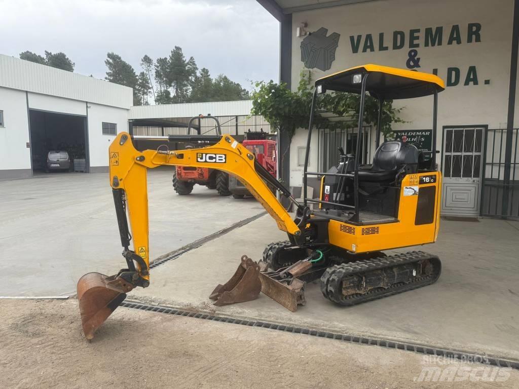 JCB 16 C-1, 821h Minigravemaskiner
