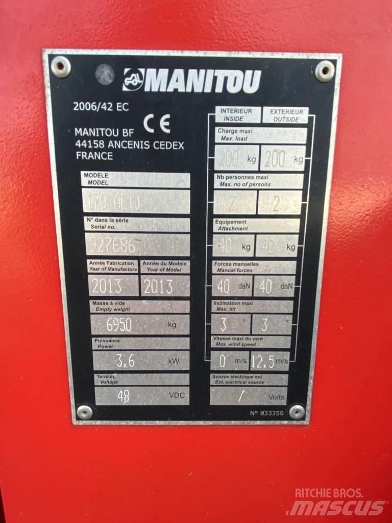 Manitou 170AETJ-L Bomlifte med knækarm