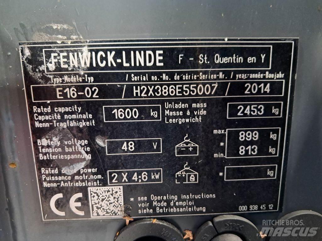 Linde E16-02 El gaffeltrucks