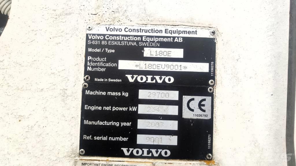 Volvo L 180 E Læssemaskiner på hjul