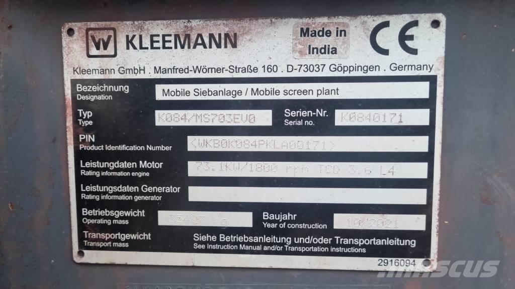 Kleemann MS 703 EVO Mobile sorterværker