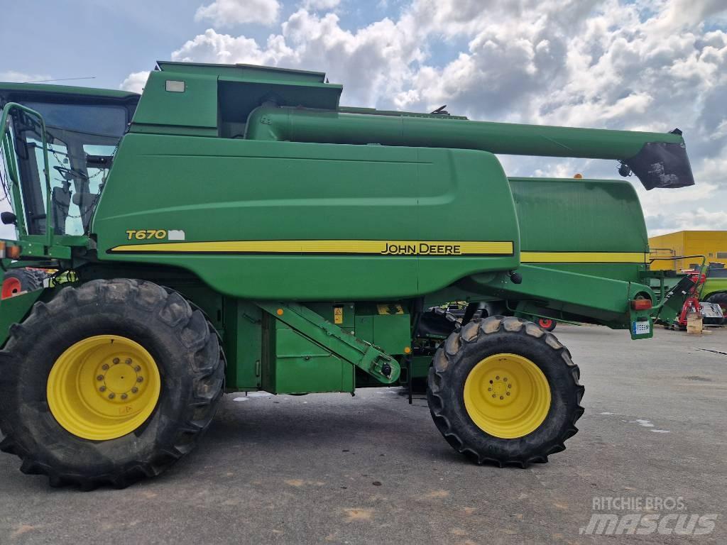 John Deere T670 Mejetærskere