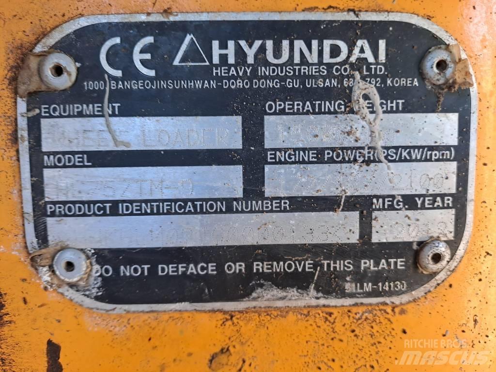 Hyundai HL 757 TM-9 Læssemaskiner på hjul