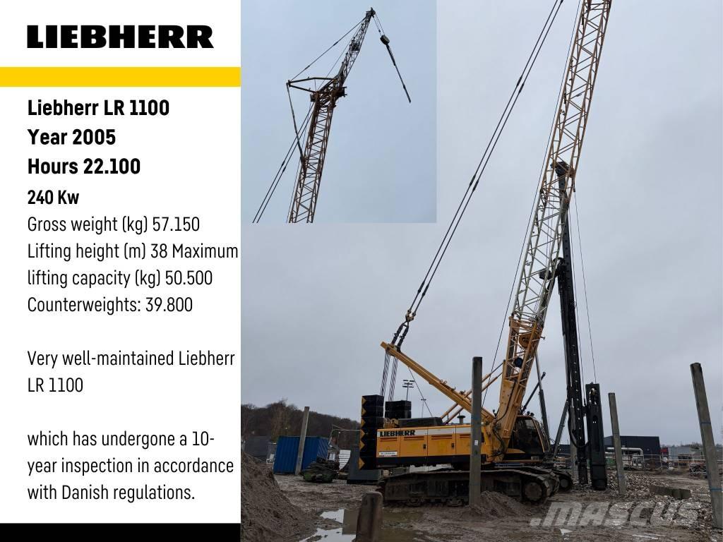Liebherr LR 1100 Kraner på larvebånd
