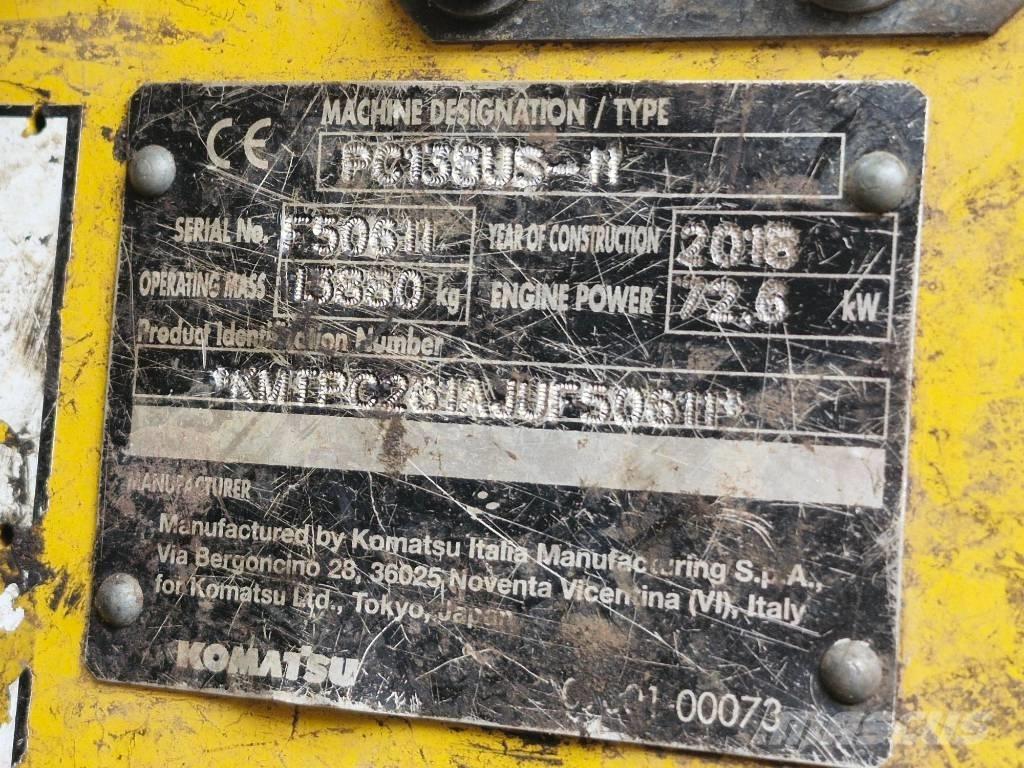 Komatsu PC 138 US-11 Gravemaskiner på larvebånd