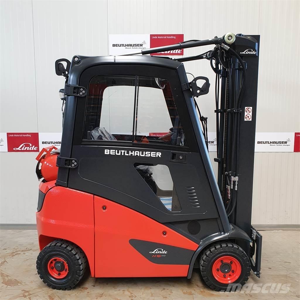 Linde H16T LPG gaffeltrucks