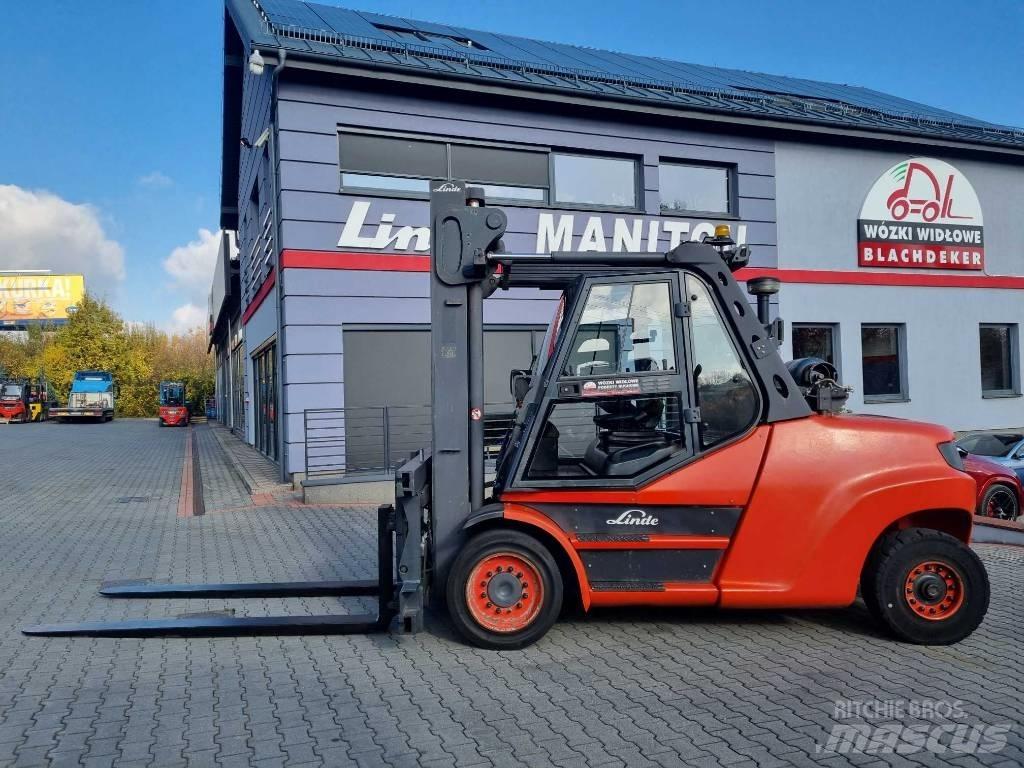 Linde H80T 1100 LPG gaffeltrucks