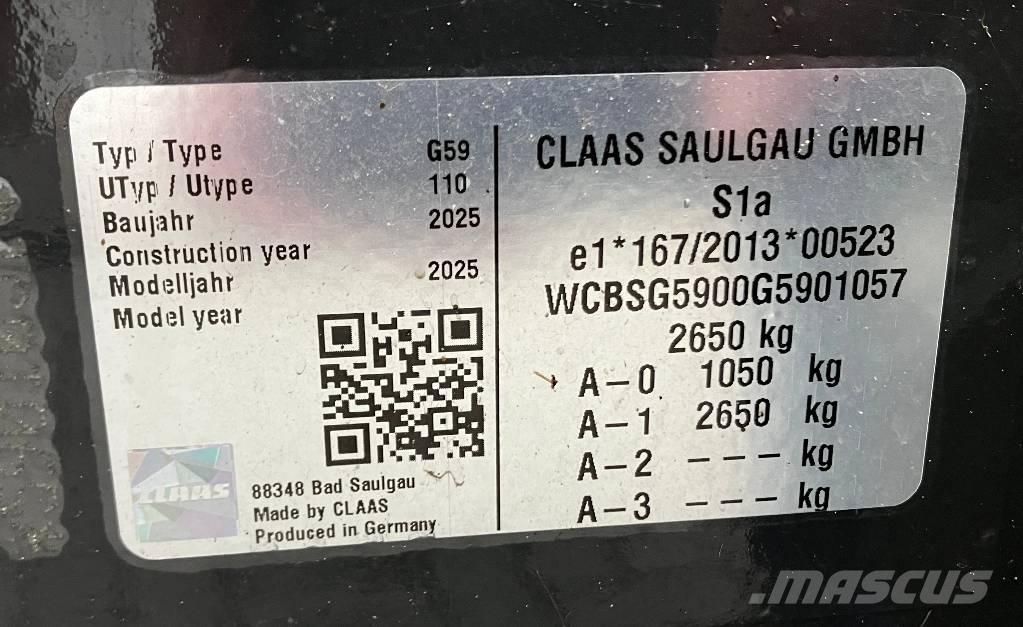 CLAAS Volto 1500 T River og høvendere