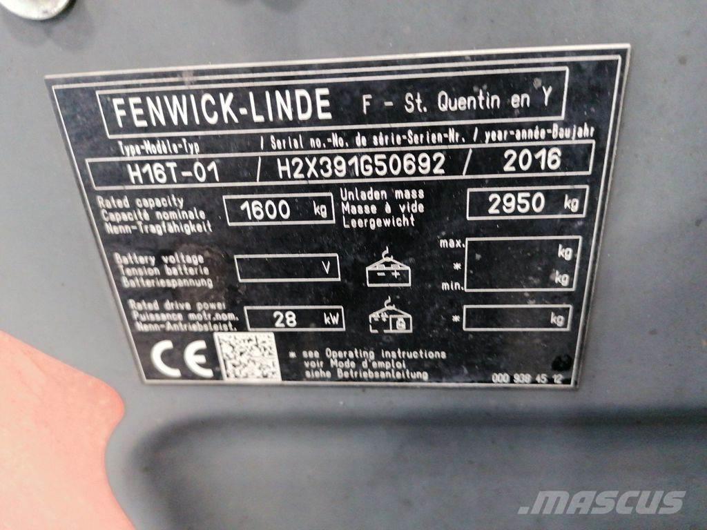 Linde H16T-01 LPG gaffeltrucks
