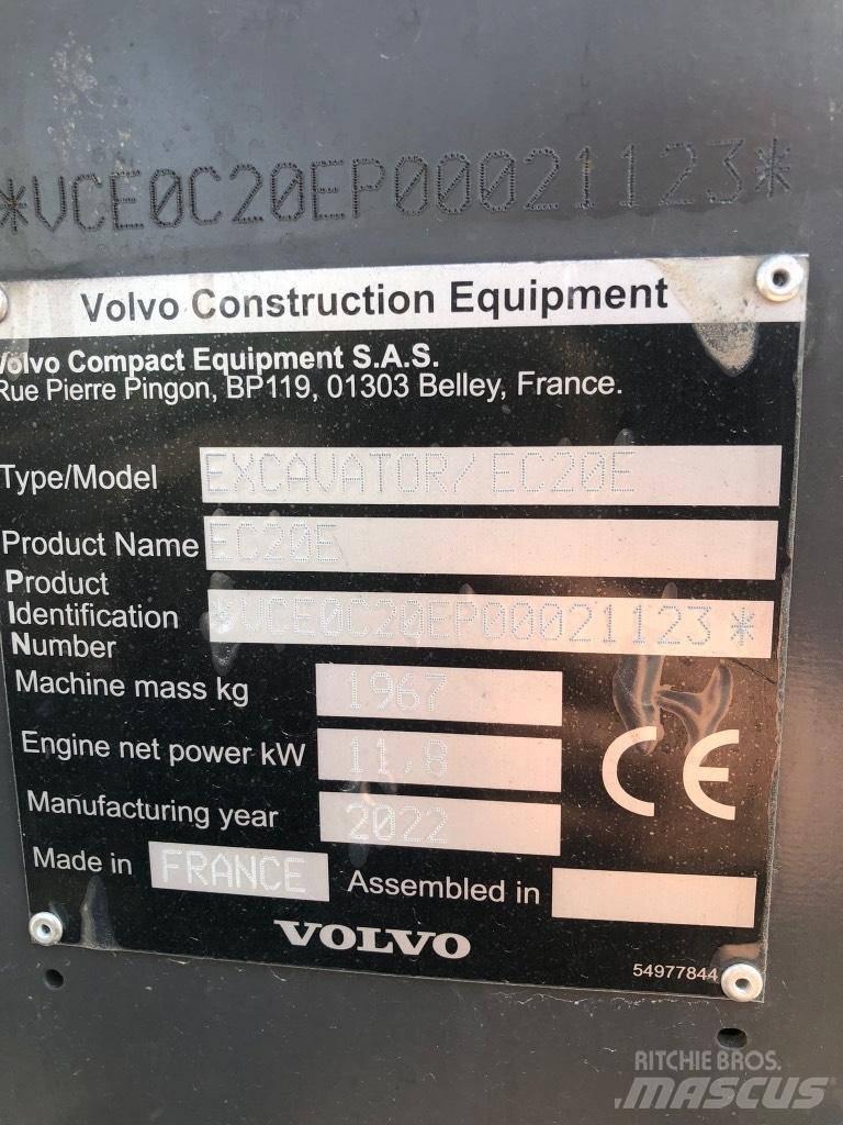 Volvo EC 20 E Minigravemaskiner