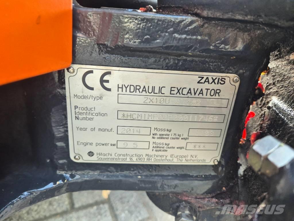 Hitachi ZX 10 U-2 Minigravemaskiner