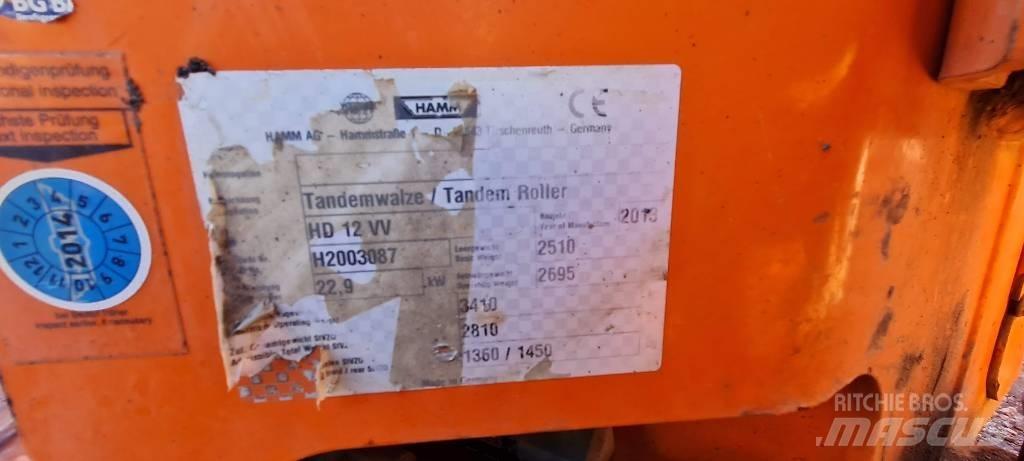 Hamm HD 12 VV Tvilling tromle