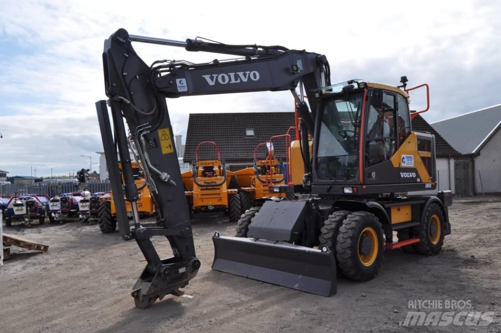 Volvo EWR 170 Gravemaskiner på hjul