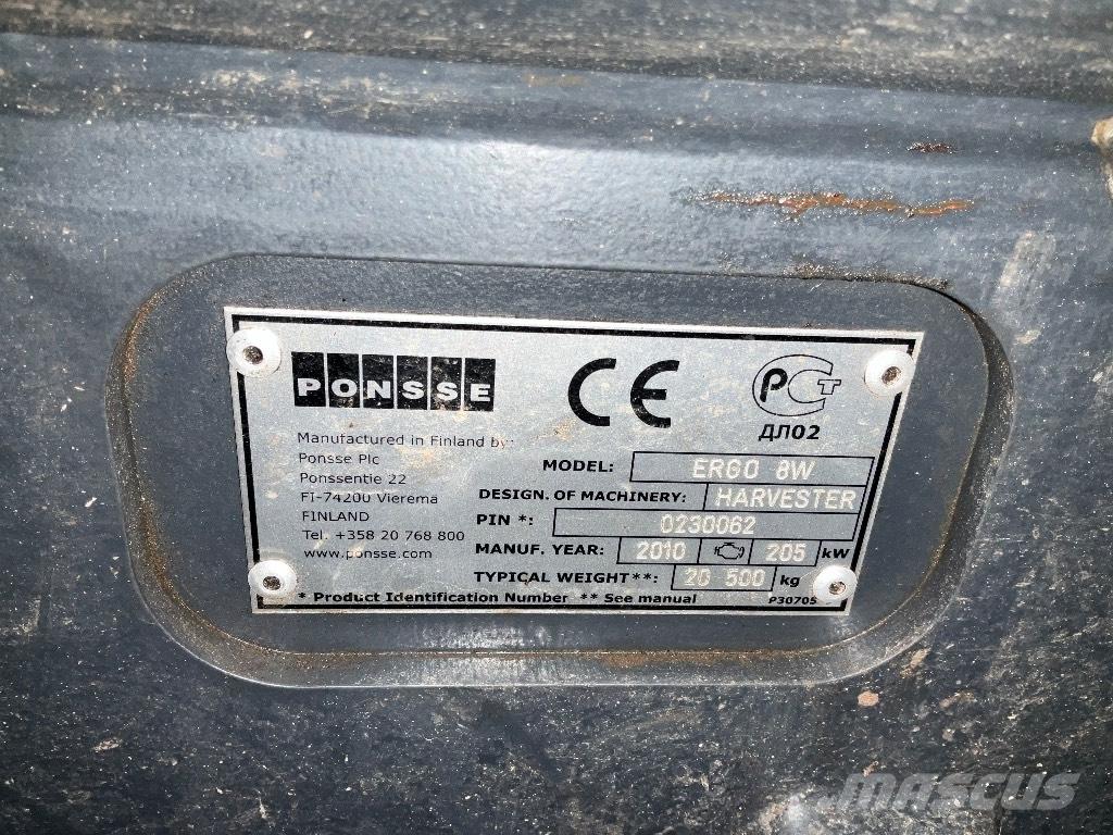 Ponsse ERGO 8W Skovningsmaskiner