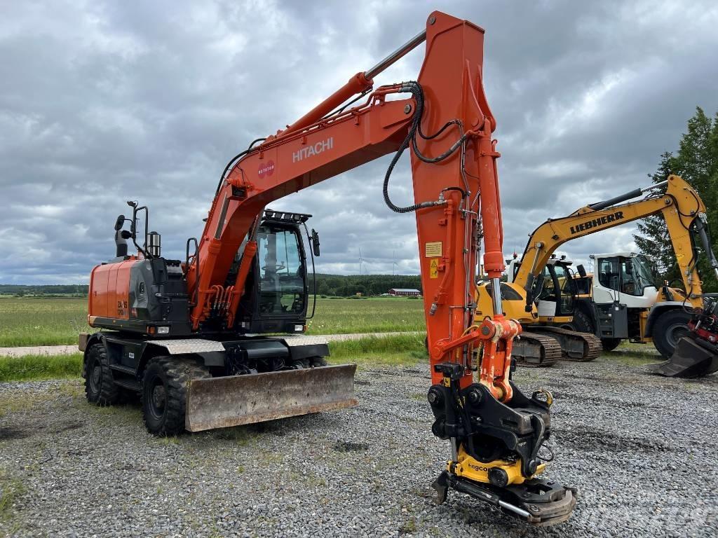 Hitachi ZX 170W-5B Gravemaskiner på hjul