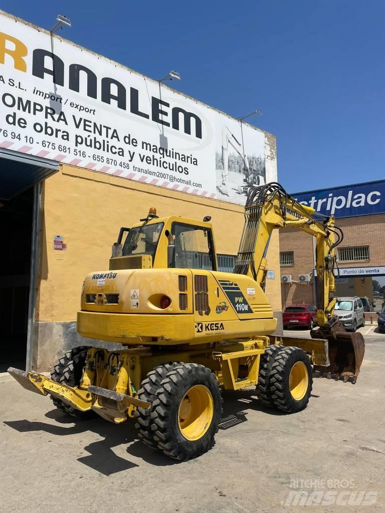Komatsu PW 110 Gravemaskiner på hjul