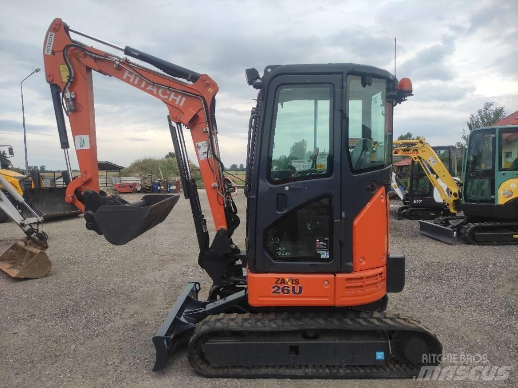 Hitachi ZX 26 U-6 Minigravemaskiner