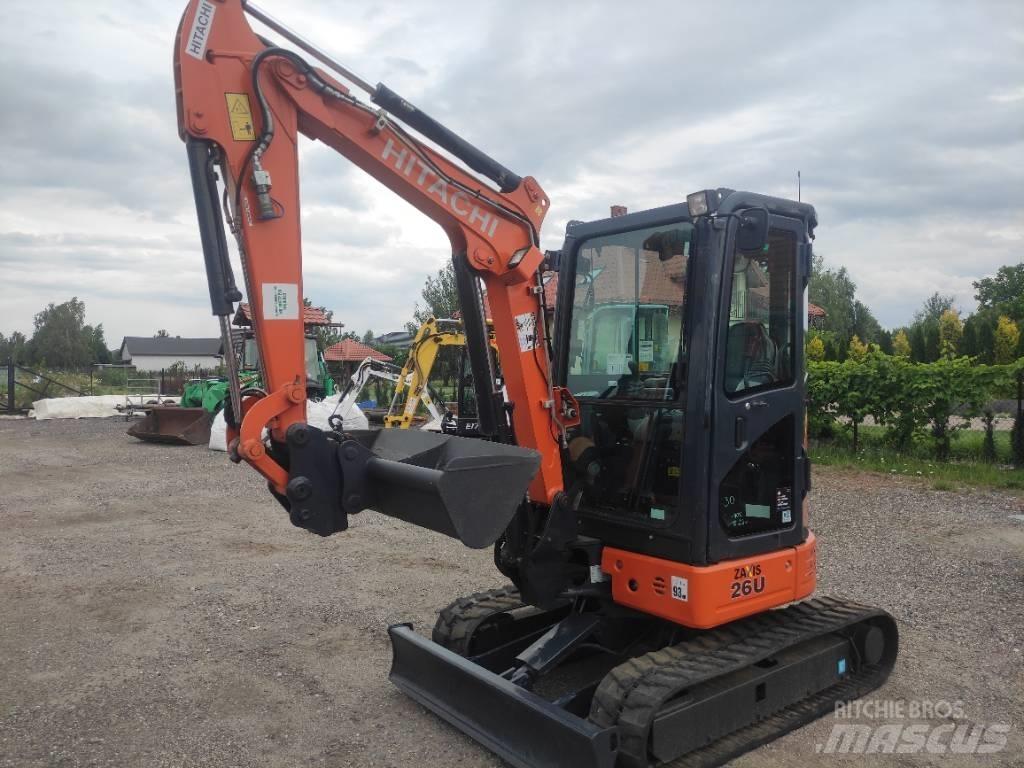 Hitachi ZX 26 U-6 Minigravemaskiner