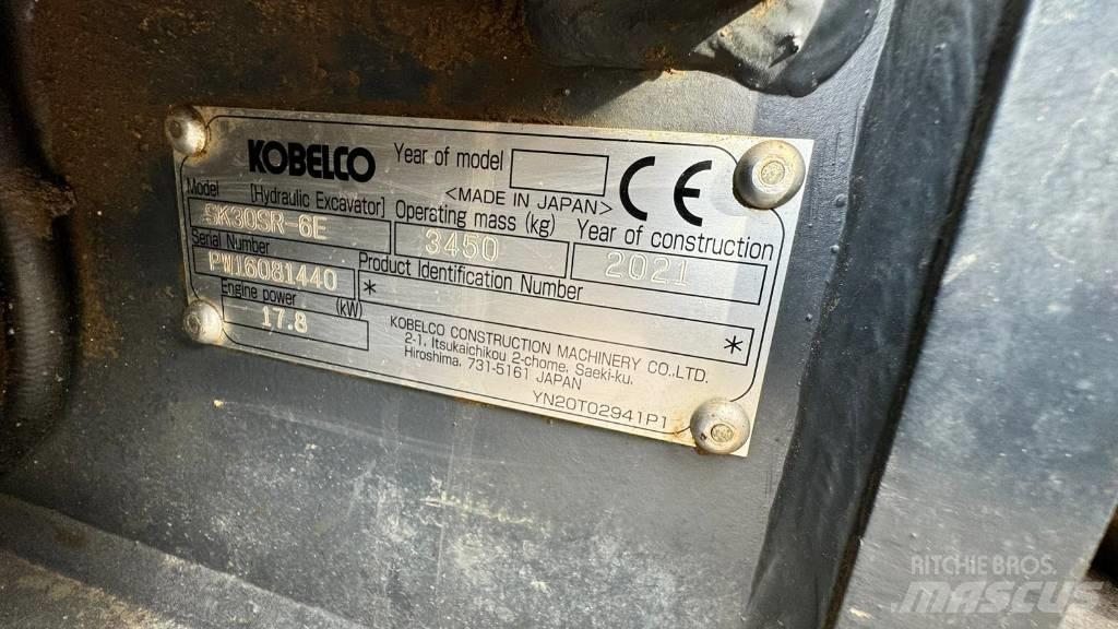 Kobelco SK 30 SR-6E Minigravemaskiner