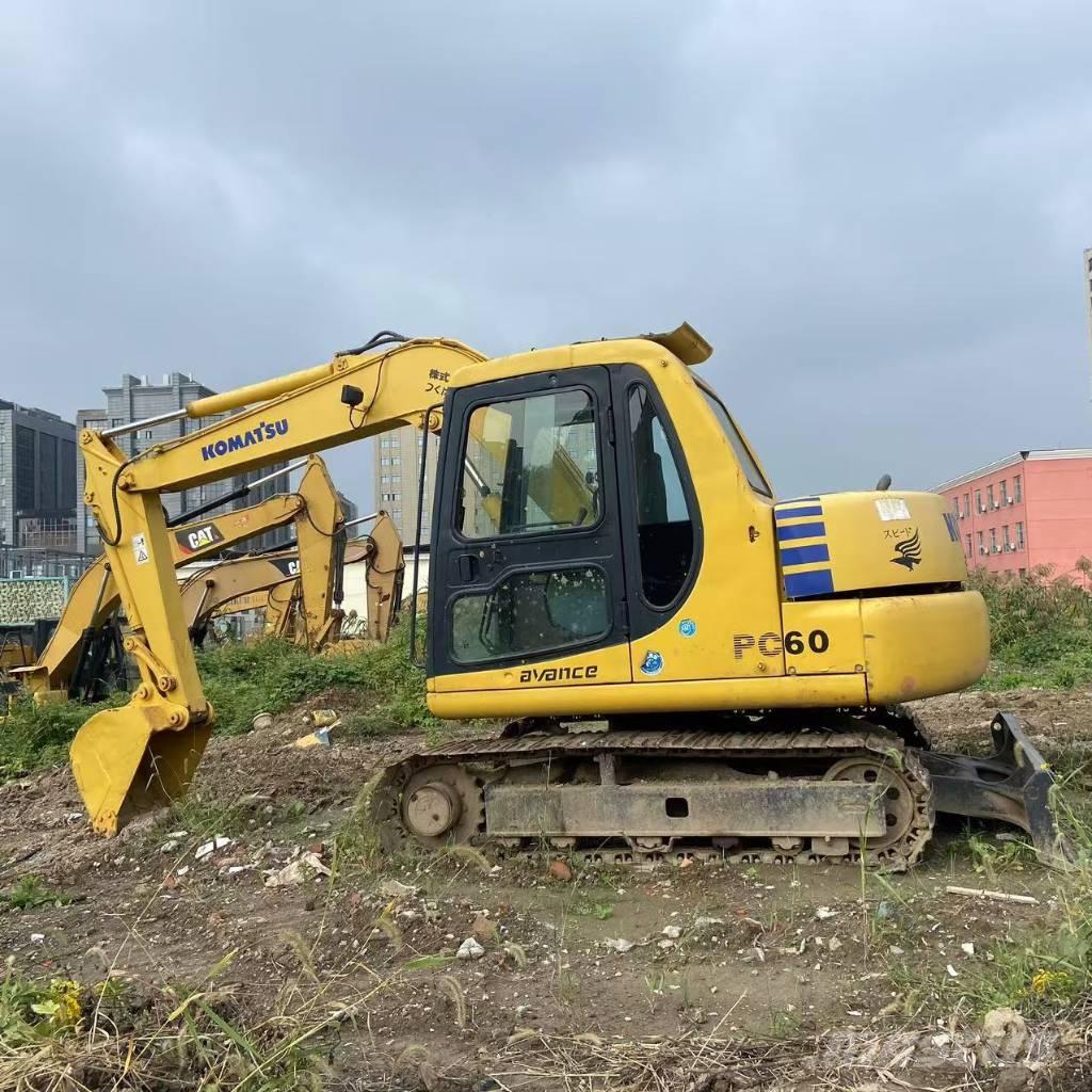 Komatsu PC 60-7 Gravemaskiner på larvebånd