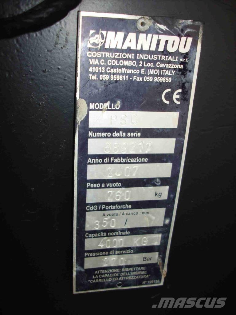 Manitou PSC4000 Trucks - Andet