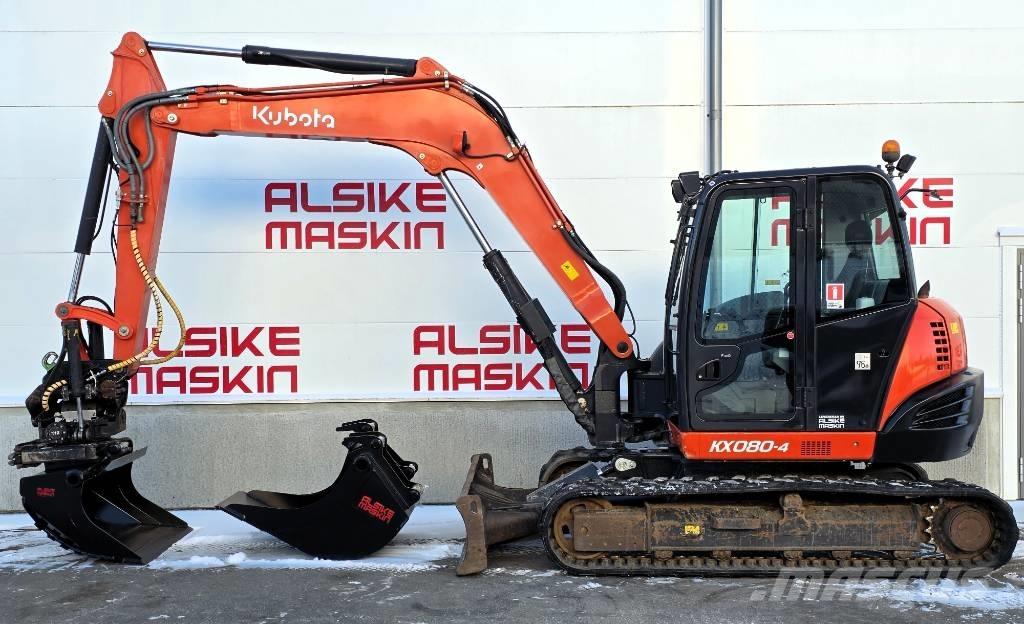 Kubota KX 080-4 Midi-gravemaskiner 7t - 12t
