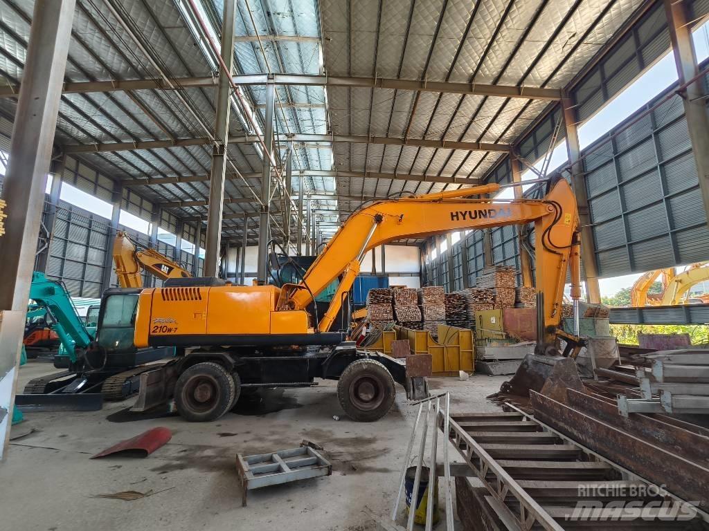 Hyundai R210w-7 Gravemaskiner på hjul