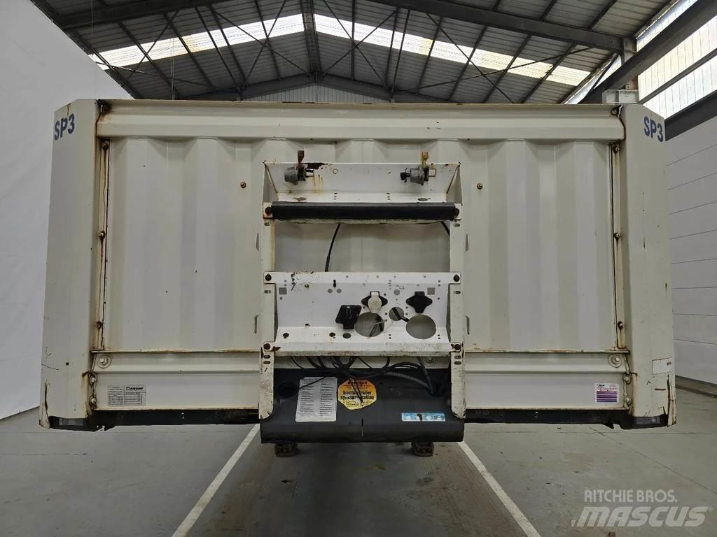 Krone SD 27 Semi-trailer med lad/flatbed