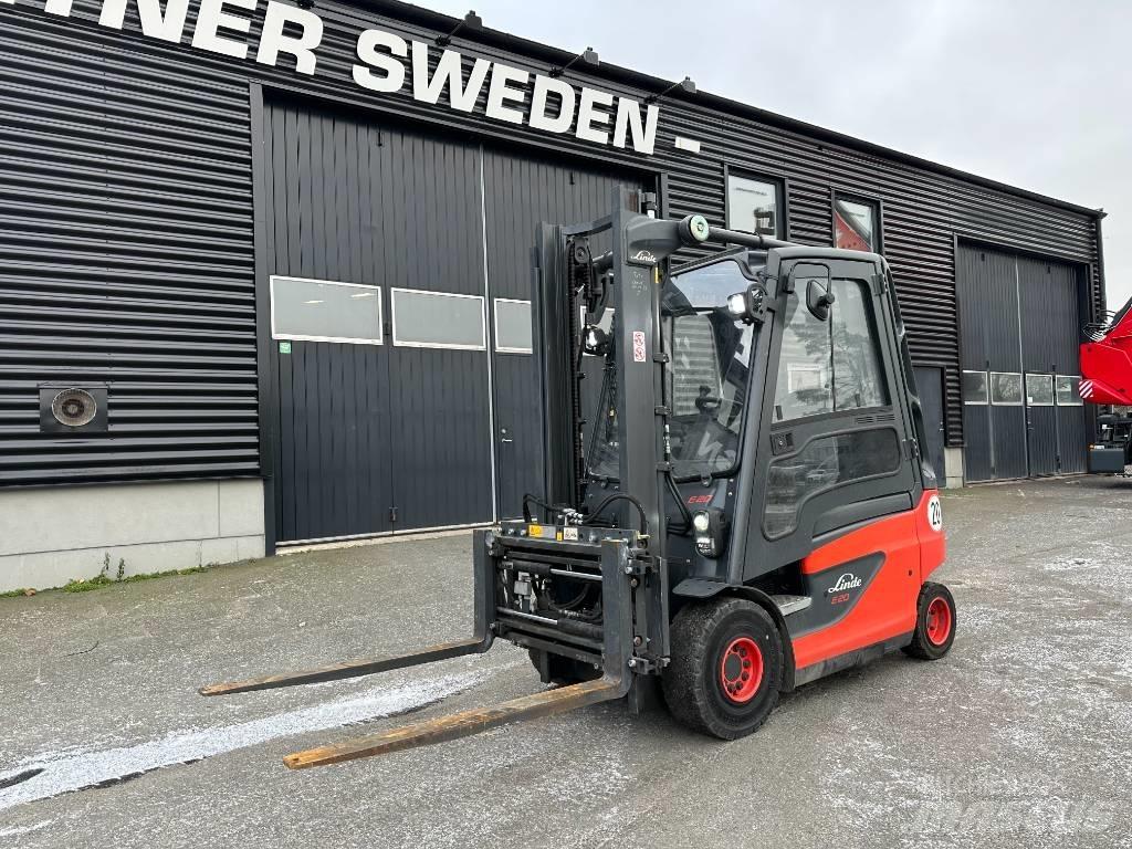 Linde E 20 El gaffeltrucks