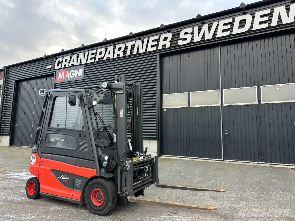 Linde E 20 El gaffeltrucks