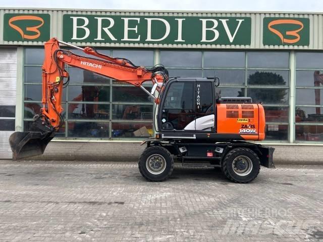 Hitachi ZX 140 W-6 Gravemaskiner på hjul