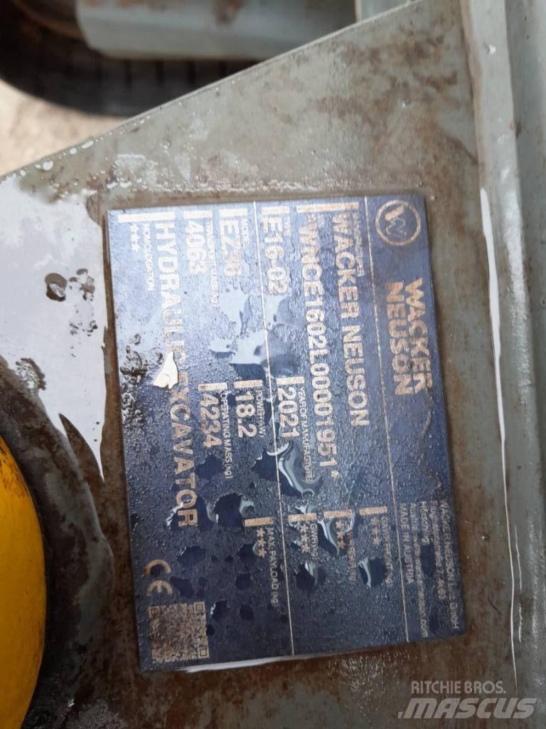 Wacker Neuson EZ 36 Gravemaskiner på larvebånd