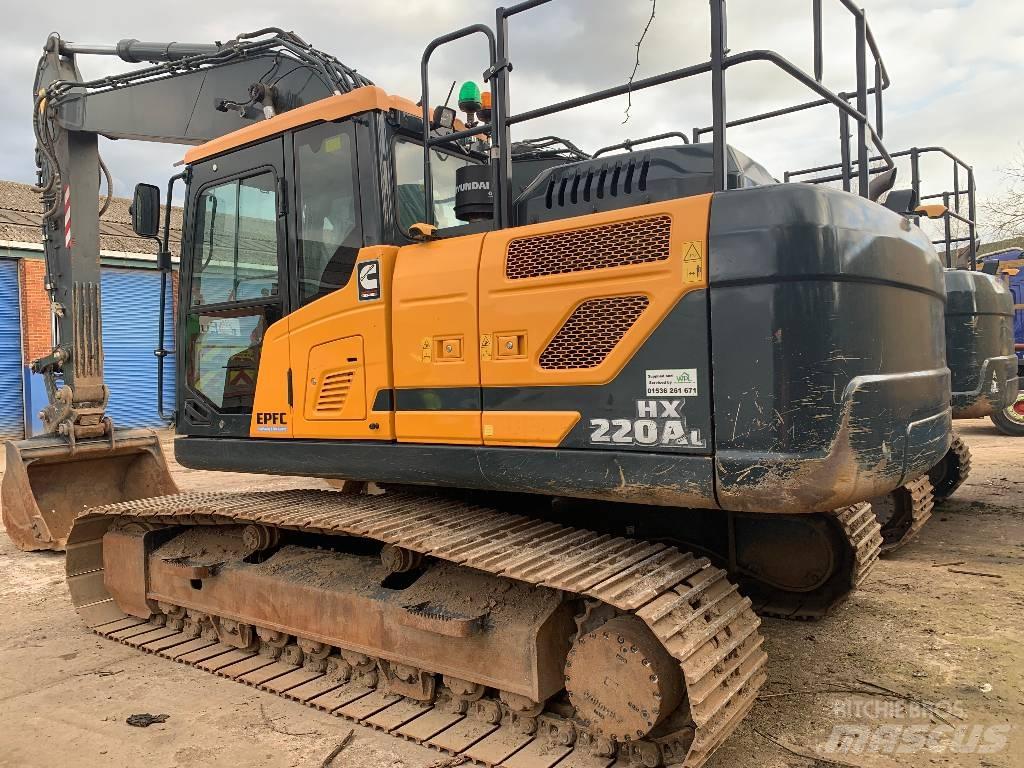 Hyundai HX220A L Gravemaskiner på larvebånd