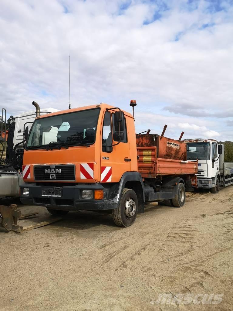 MAN wywrotka + termos Lastbiler med tip