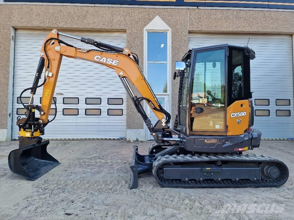 CASE CX 58 D Minigravemaskiner