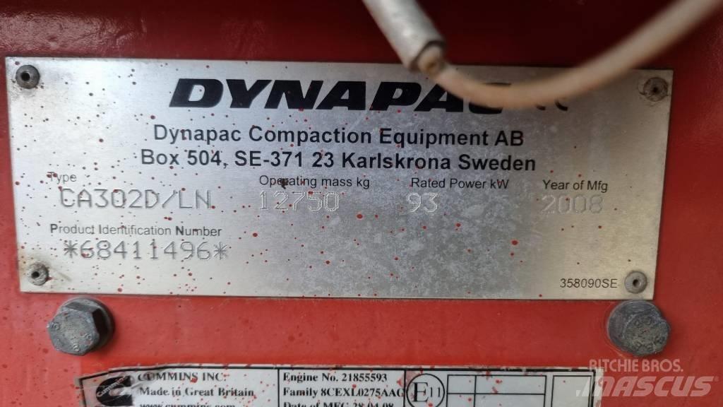 Dynapac CA302D, Vält Enkelt tromle