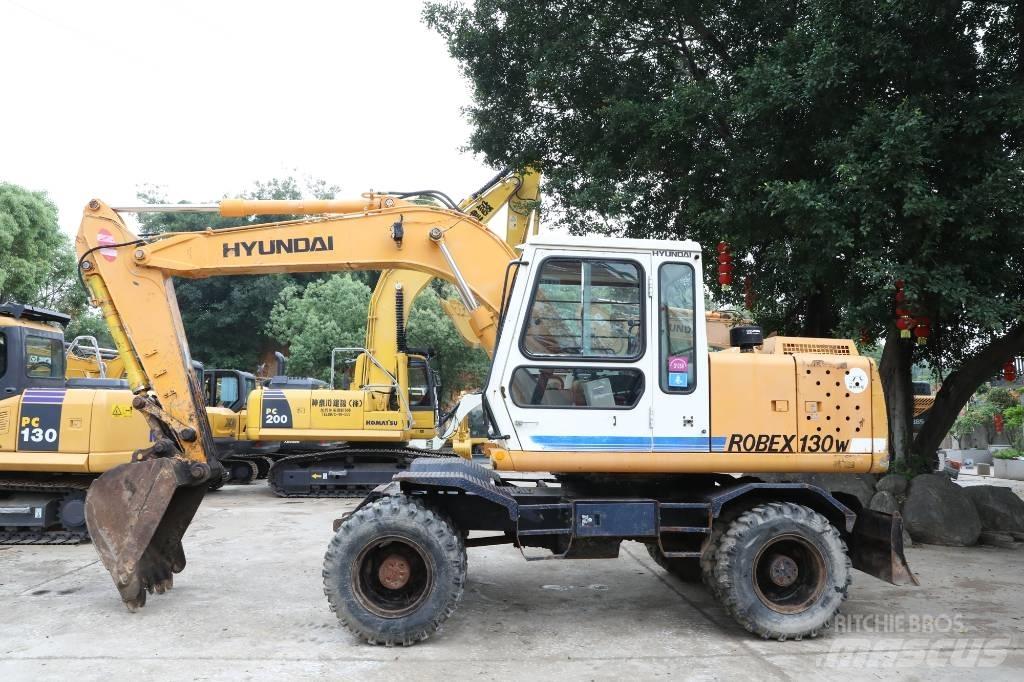 Hyundai Robex 130 W Gravemaskiner på hjul