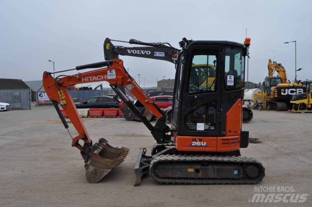 Hitachi ZX 26 U-6 Minigravemaskiner