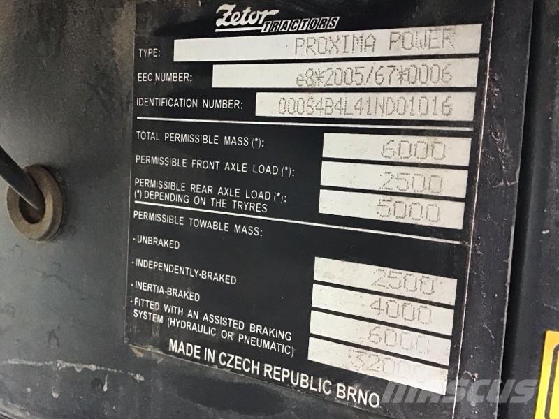 Zetor Proxima 120 Traktorer