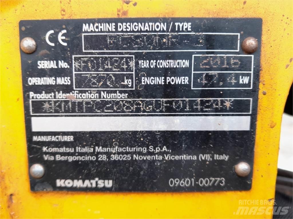 Komatsu PC80 Minigravemaskiner