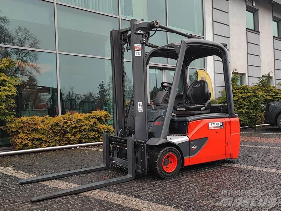 Linde E20L-02 El gaffeltrucks