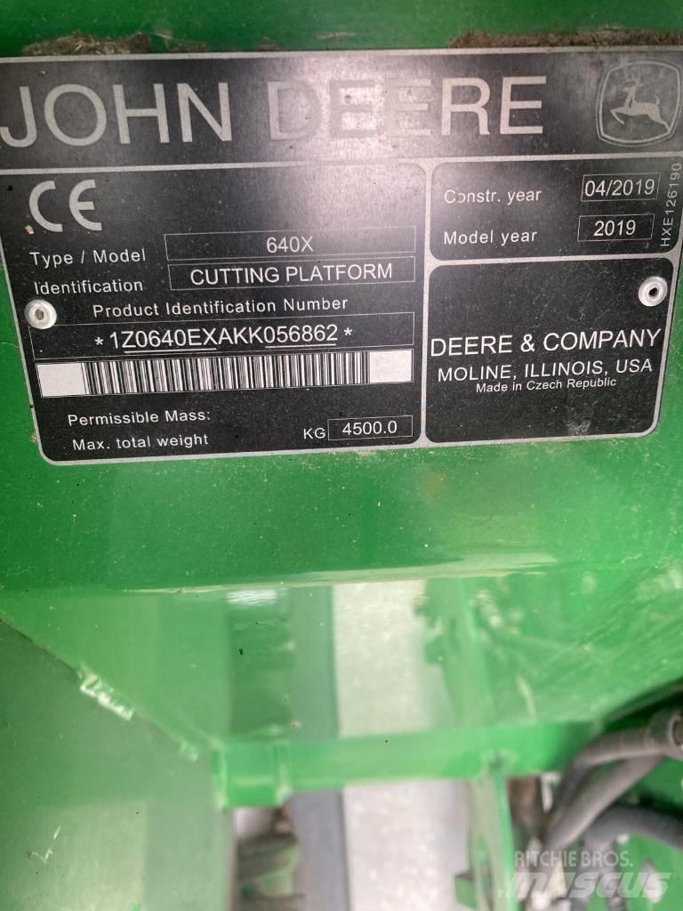 John Deere 640 X Mejetærskere