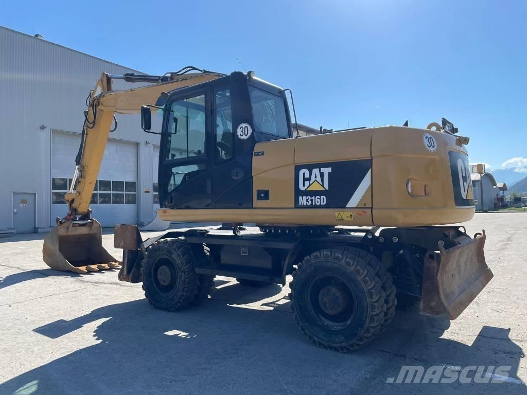 CAT M 316 D Gravemaskiner på hjul