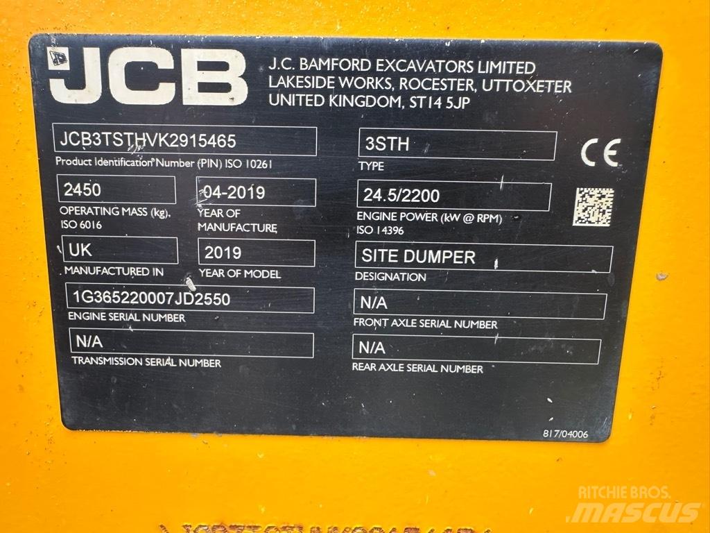 JCB 3STH SWIVEL Dumpere