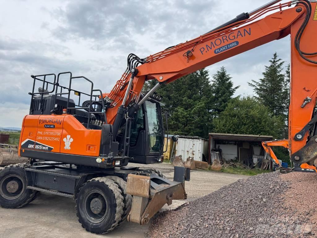 Doosan DX165WR-7 Gravemaskiner på hjul