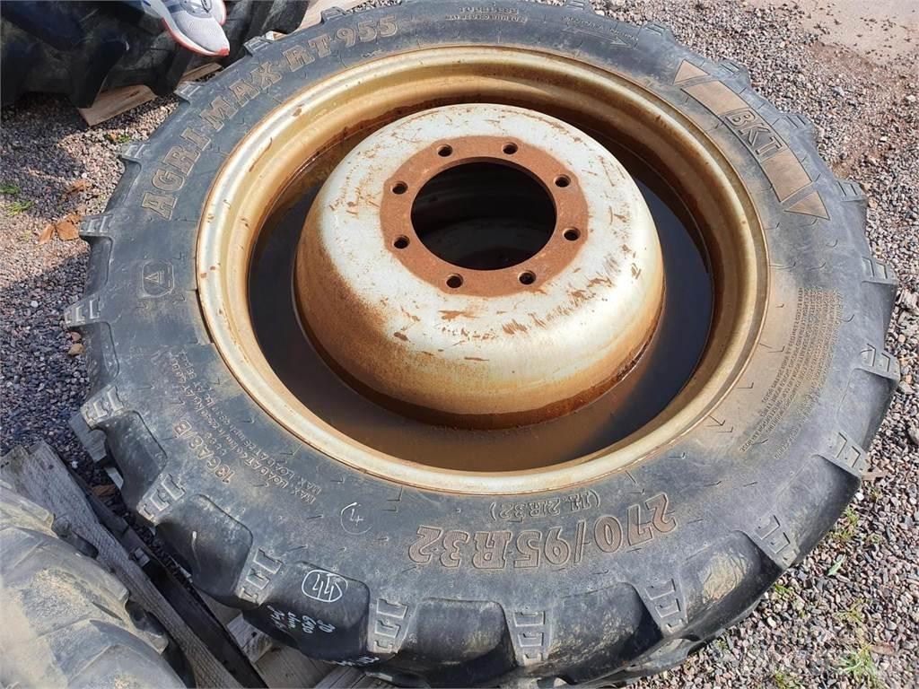 BKT 270/95R32 x2 Hjul, Dæk og Fælge