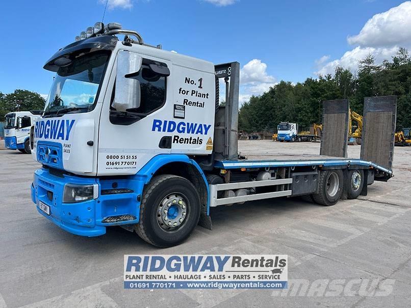 Renault C 320 Flatbed lastbiler med spil