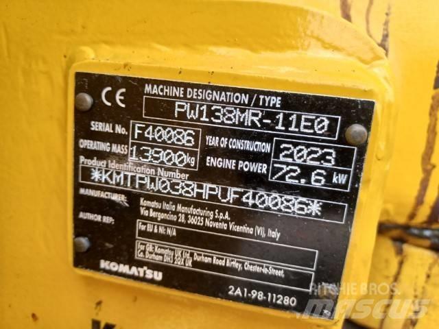 Komatsu PW138MR-11E0 Gravemaskiner på hjul