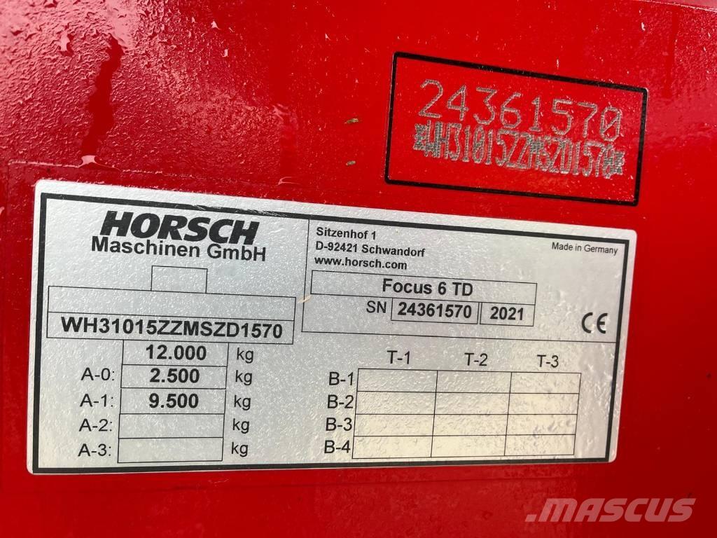 Horsch Focus 6 TD Såmaskine